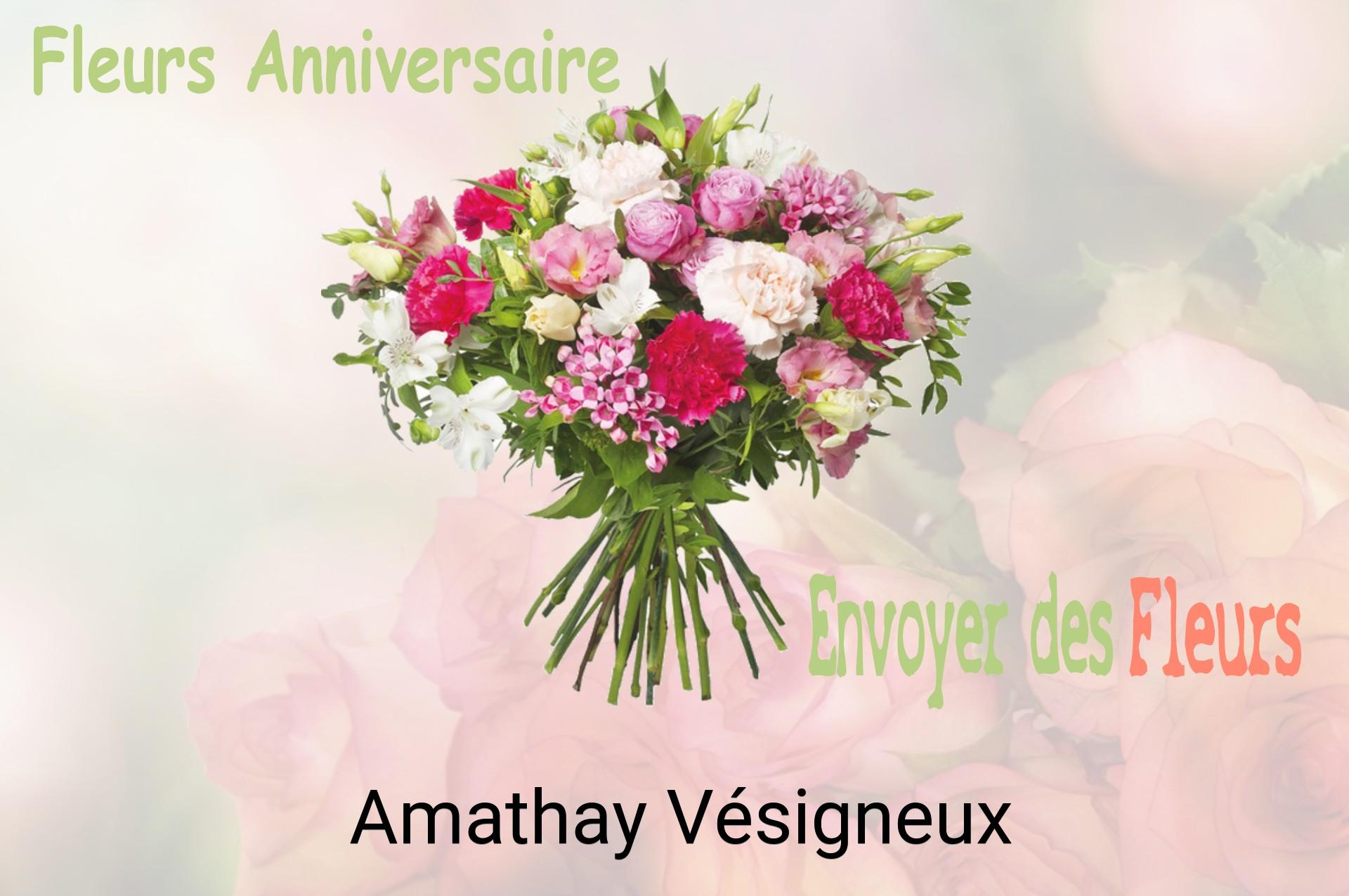 Bouquet de fleurs d’anniversaire livré à Amathay-Vésigneux
