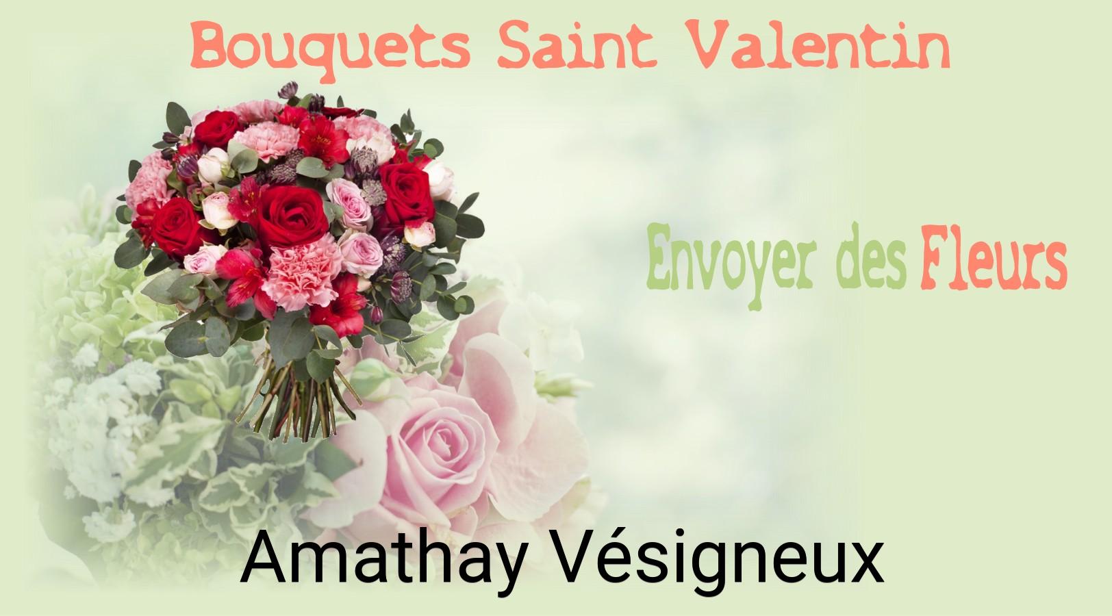Roses de Saint-Valentin livrées à Amathay-Vésigneux